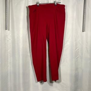 Red Pull-On Pants